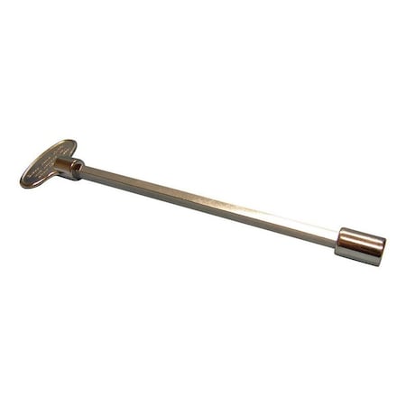 Blue Flame Blue Flame Silver Polished Chrome Zinc Gas Valve Key NKY.8.01